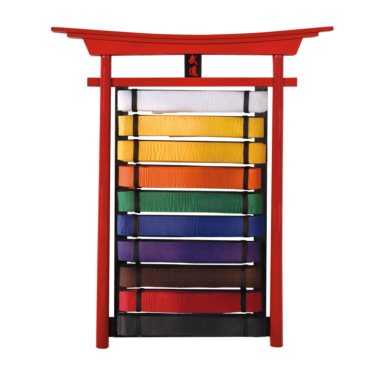 Budo Wall Mountable Belt Displays - 10 Level