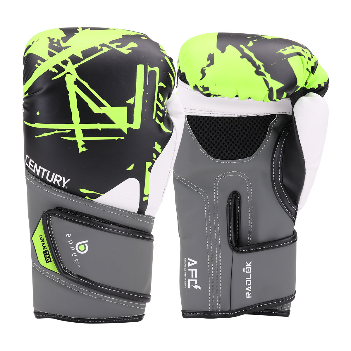 Brave Youth Boxing Gloves 6 Oz. Black/Green