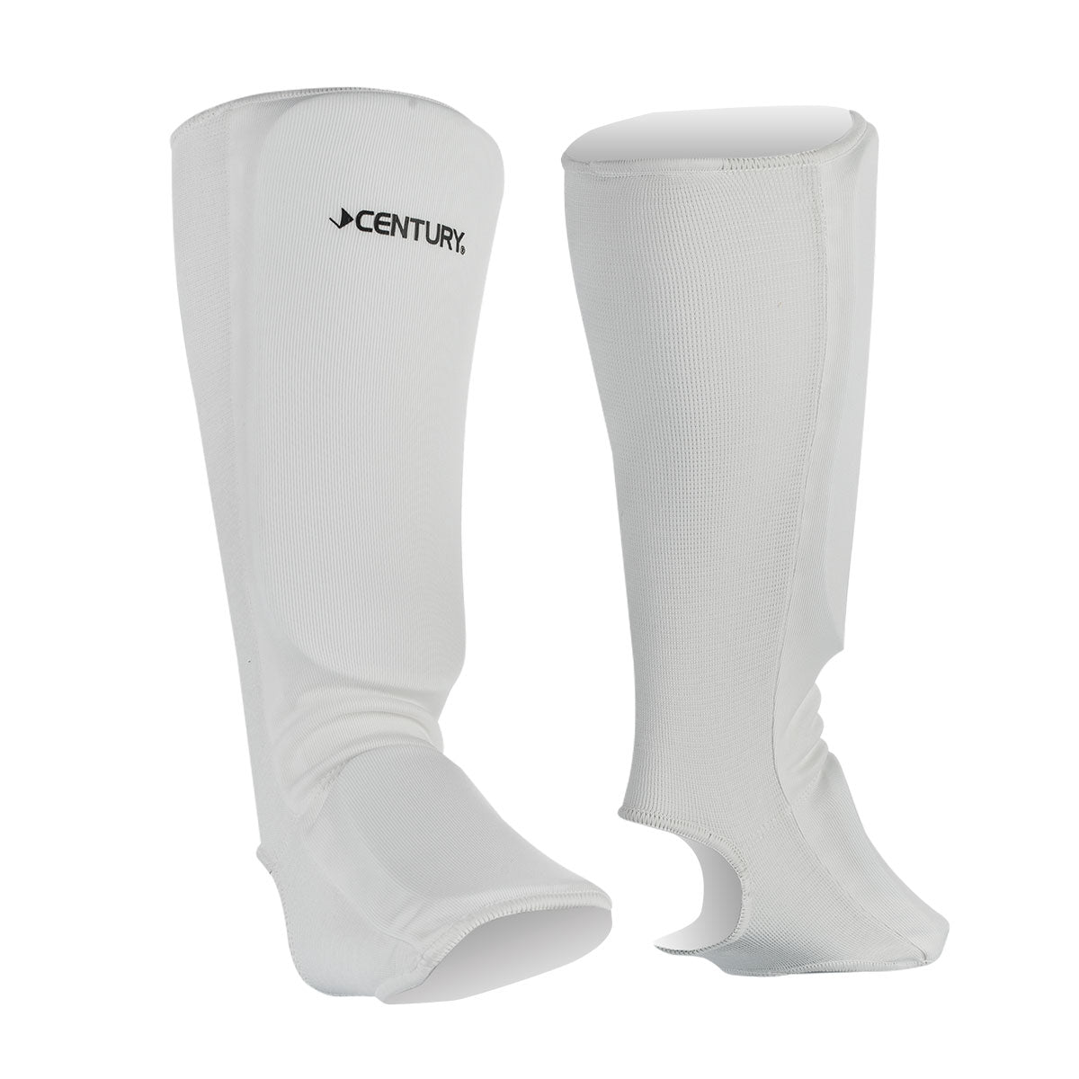 Cloth Shin Instep Pads White