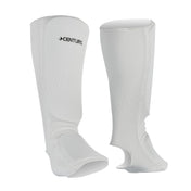 Cloth Shin Instep Pads White