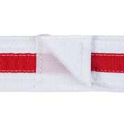 Adjustable Striped White Belt