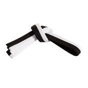 Double Wrap Two-Tone Belt 7 White Black