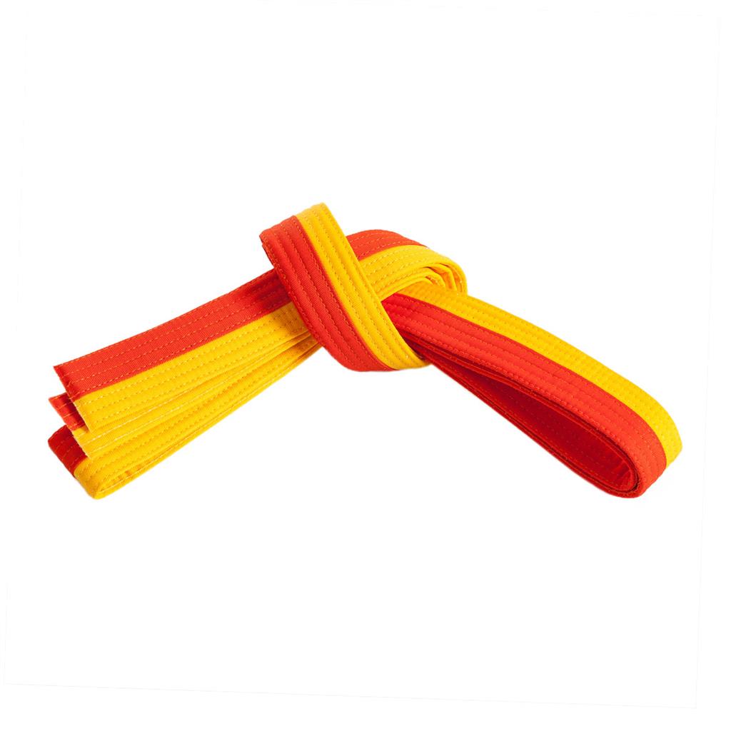 Double Wrap Two-Tone Belt Orange