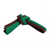 Double Wrap Two-Tone Belt Brown Green