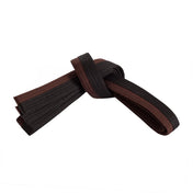 Double Wrap Two-Tone Belt Brown Black