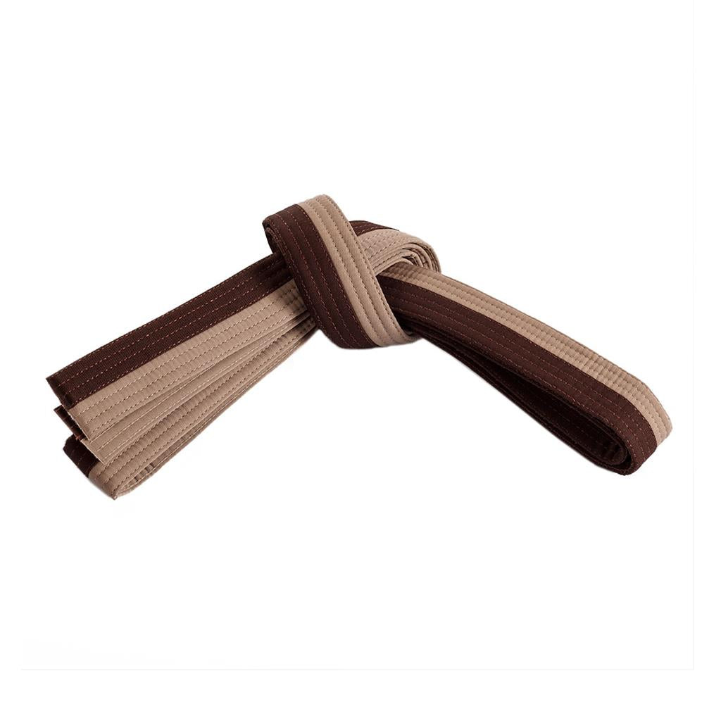 Double Wrap Two-Tone Belt Sand Brown