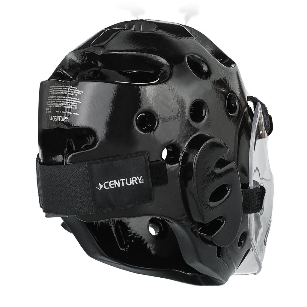 Student Sparring Headgear with Face Shield Black