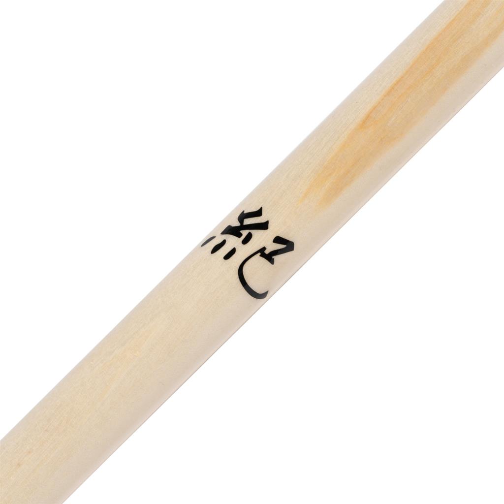 Tapered White Wood Lotus Kanji Bo Staff