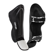 Creed Traditional Shin Instep Guards Black/White