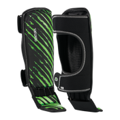 Brave Youth Shin Instep Guards Black Green