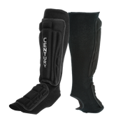 Martial Armor Shin Instep Guards Black