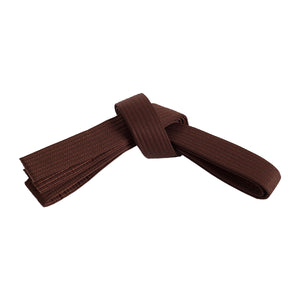 Double Wrap Solid Belt Brown