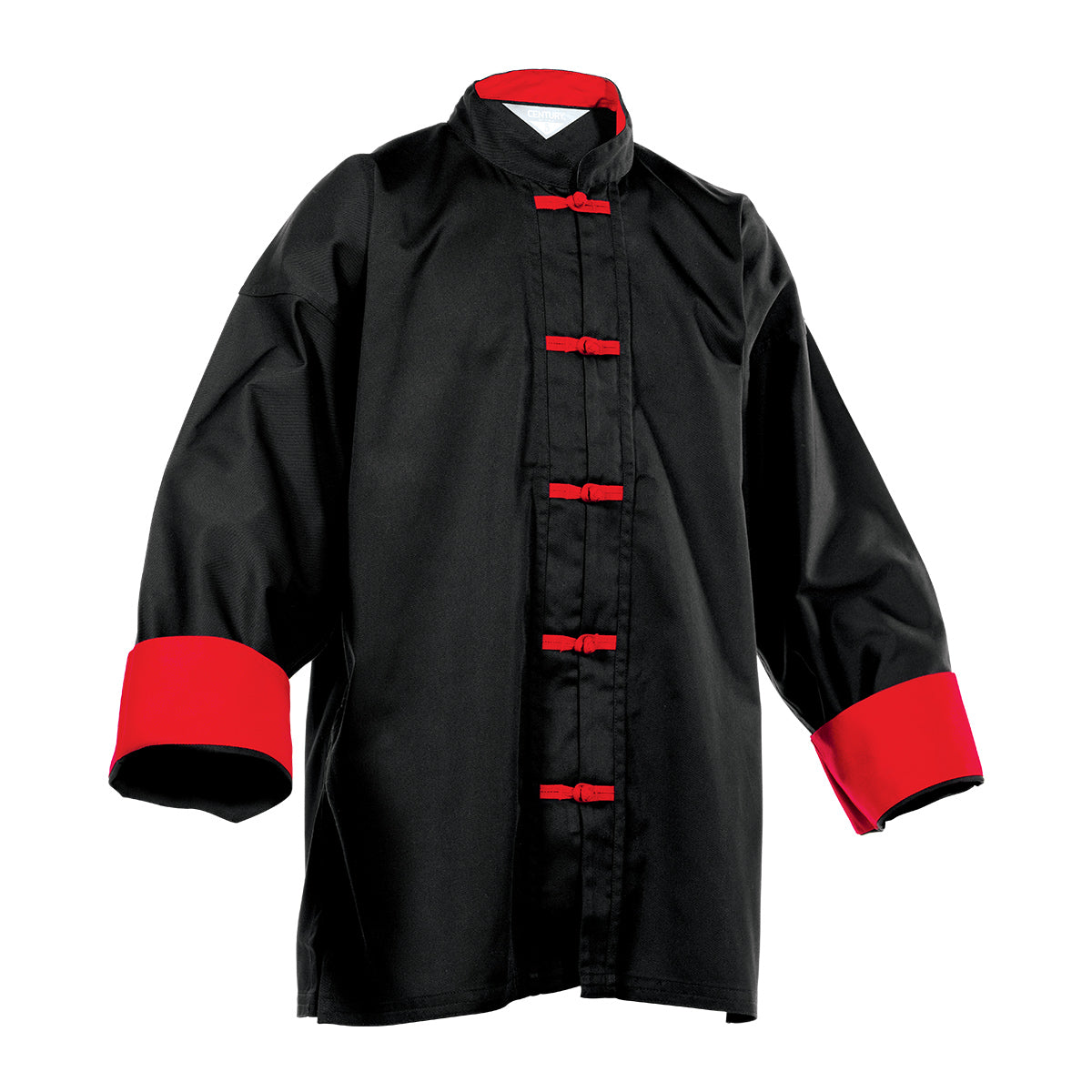 Lightweight Kung Fu Top Black/Red