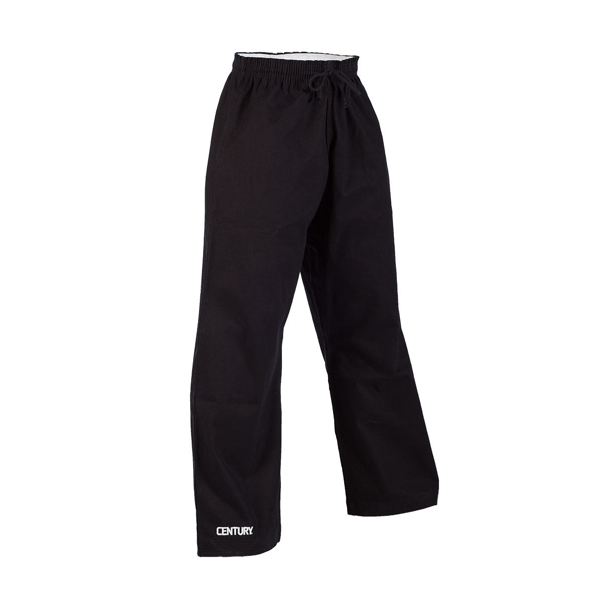 10 oz. Middleweight Brushed Cotton Elastic Waist Pants Black