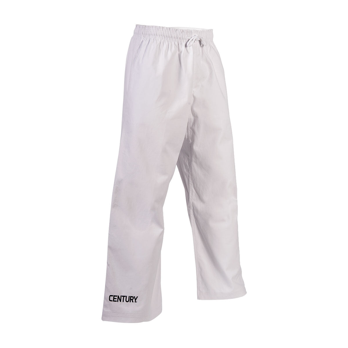 10 oz. Middleweight Brushed Cotton Elastic Waist Pants White