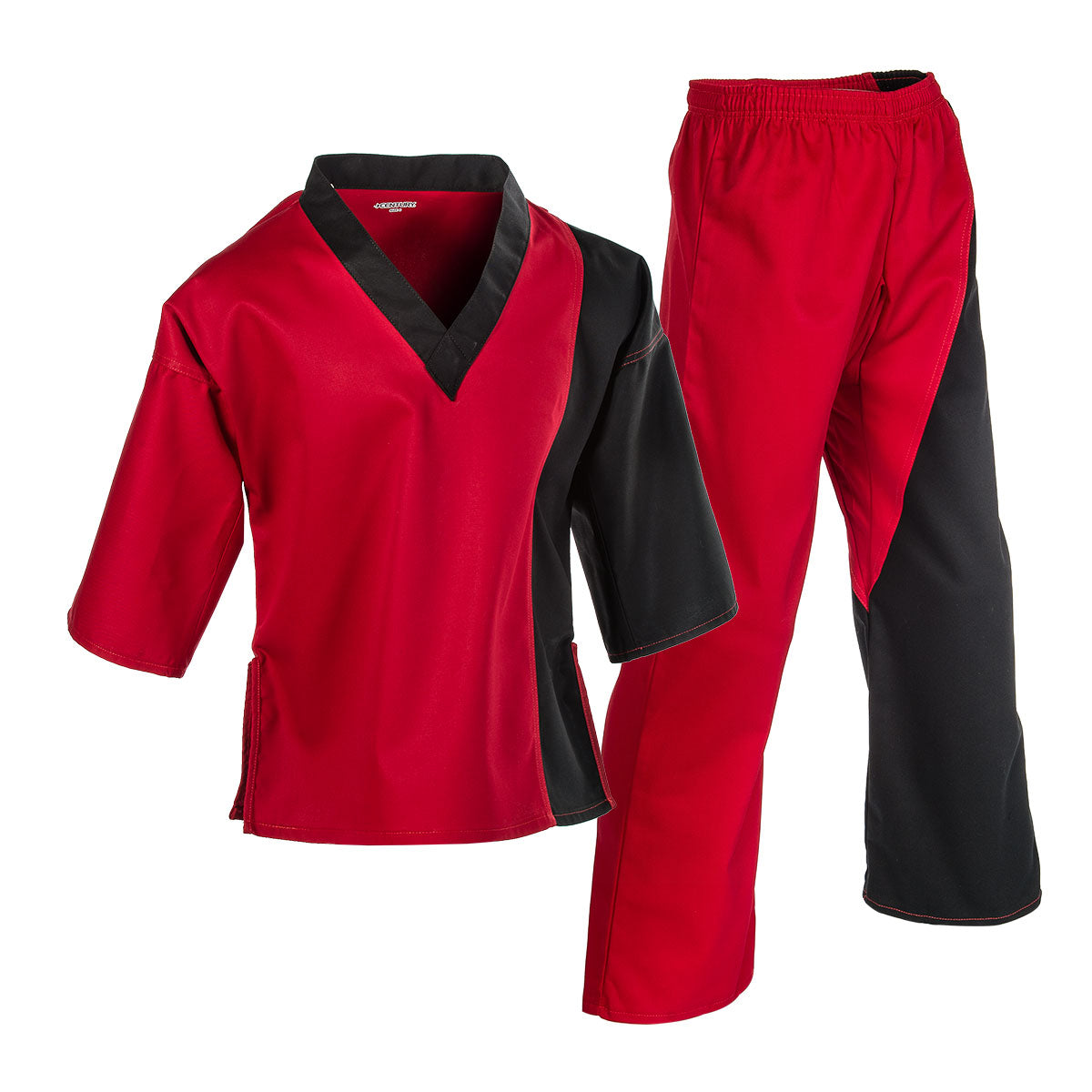 7 oz. Pullover Colorblock Splice Team Uniform Black/Red