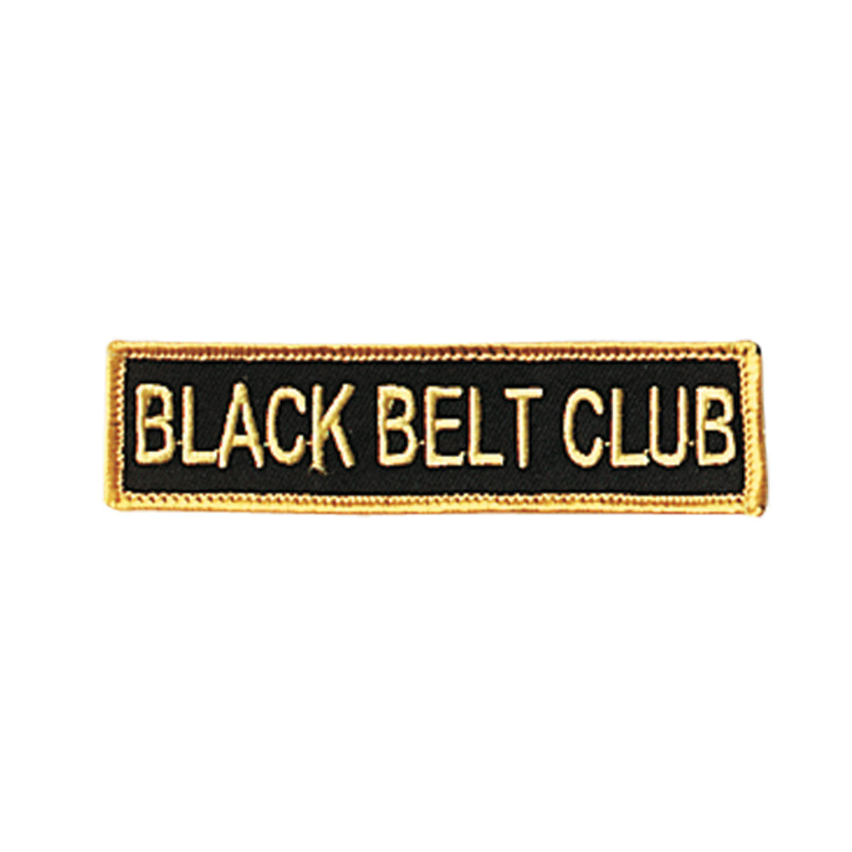 Iron-On Rank Patch - Black Belt Club