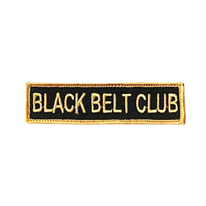 Iron-On Rank Patch - Black Belt Club