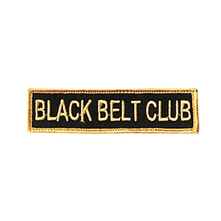 Iron-On Rank Patch - Black Belt Club