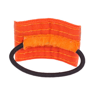 Belt Rank Ponytail Holder Orange