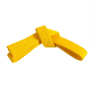 Single Wrap Solid Belt Yellow