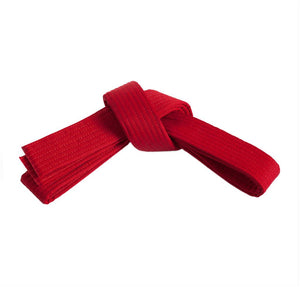 Single Wrap Solid Belt Red