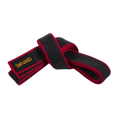 Masters Bordered Black Belt Black/Red