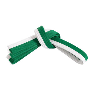 Double Wrap Two-Tone Belt White/Green