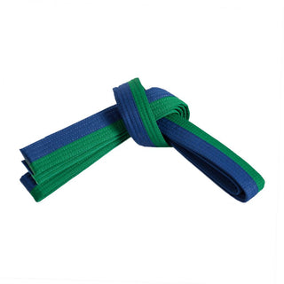 Double Wrap Two-Tone Belt 7 Green/Blue