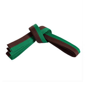Double Wrap Two-Tone Belt Brown/Green