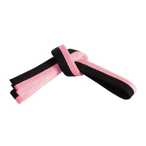 Double Wrap Two-Tone Belt Pink/Black