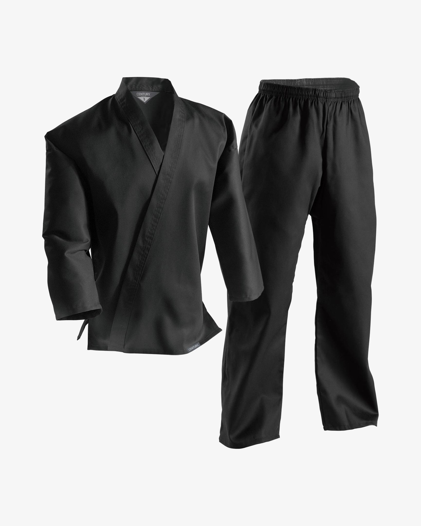 7 oz. Middleweight Student Uniform with Elastic Pant Black