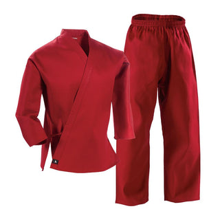 7 oz. Middleweight Student Uniform with Elastic Pant Red