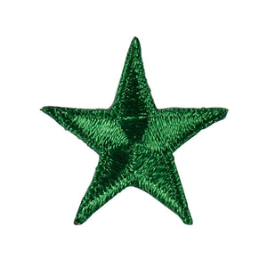 Star Patches - 10 Pack 1" Green