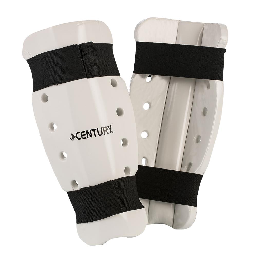 Student Sparring Shin Guards White