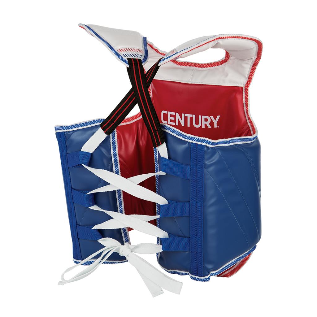 TKD Student Chest Protector Blue Red