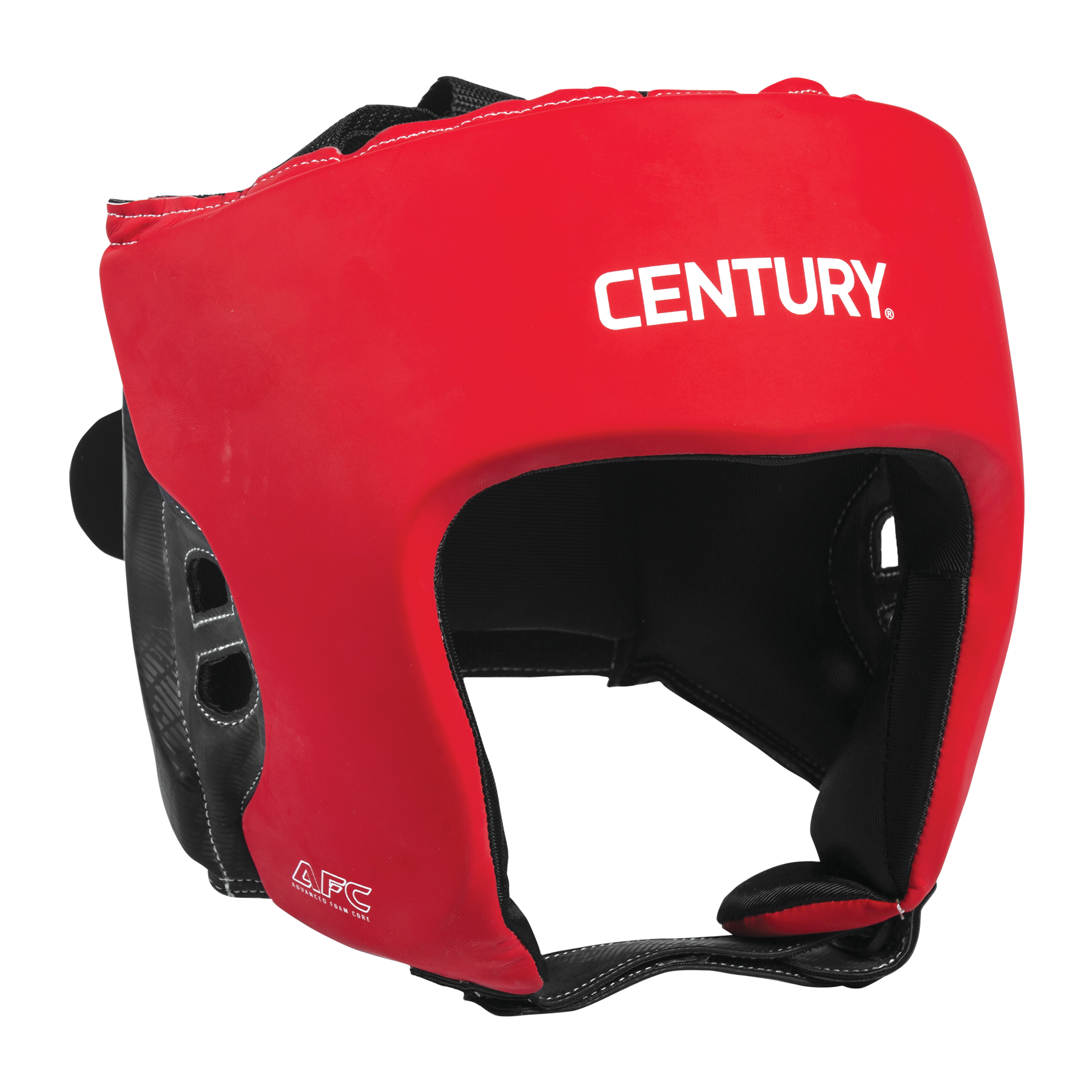 Brave Open Face Headgear Red Black