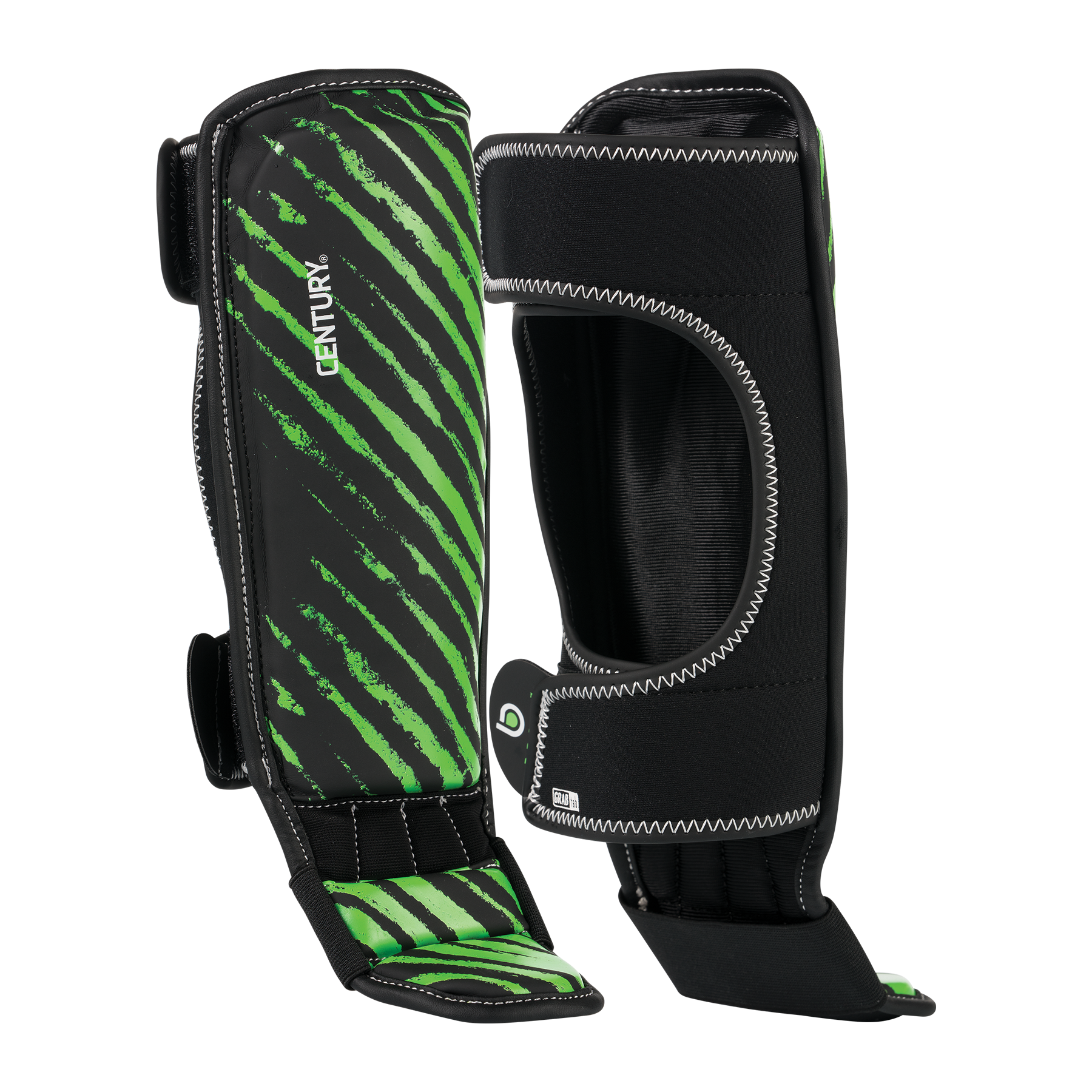 Brave Youth Shin Instep Guards Black Green