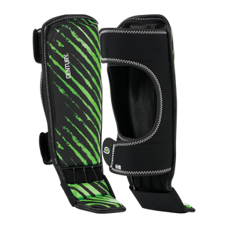 Brave Youth Shin Instep Guards Black/Green