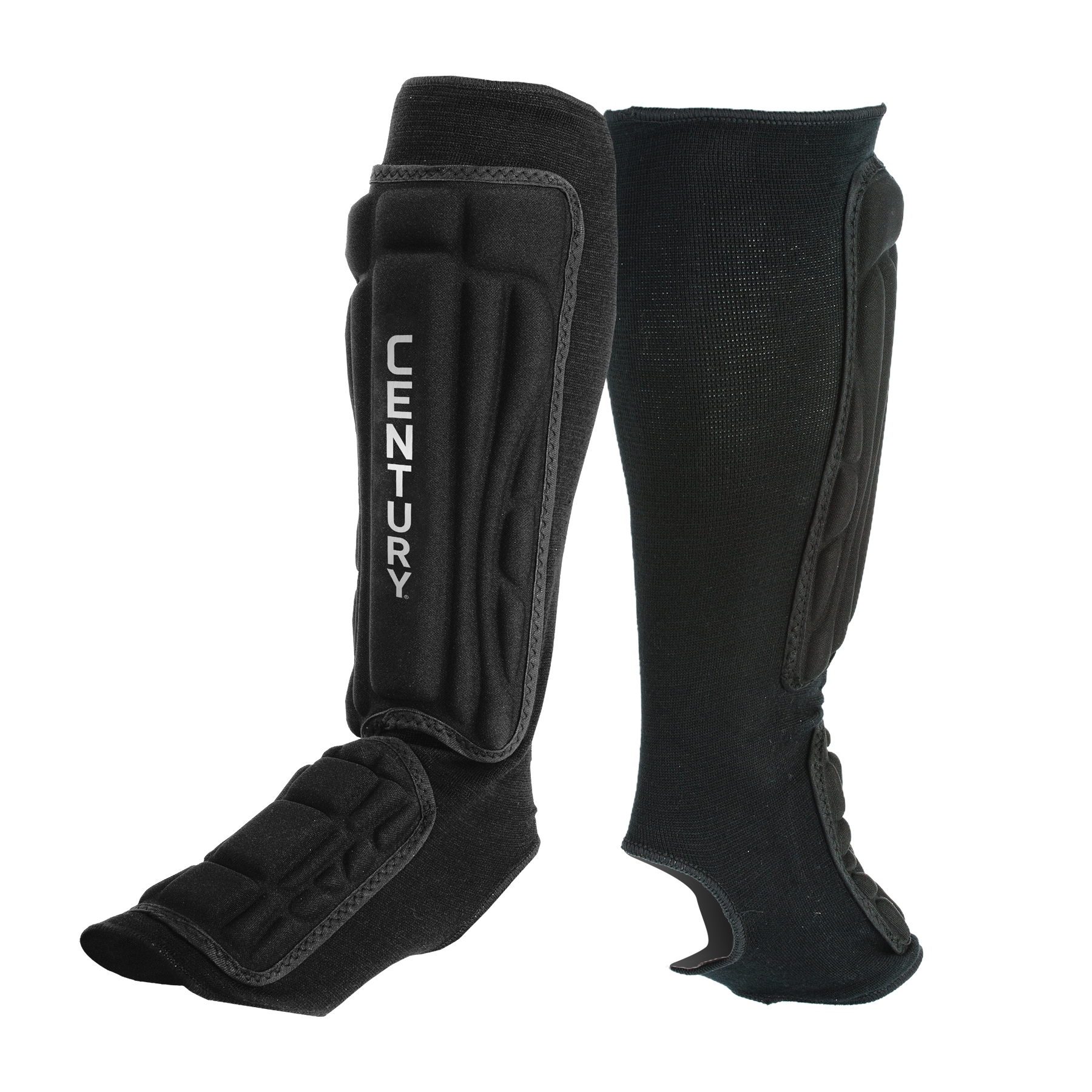 Martial Armor Shin Instep Guards Black